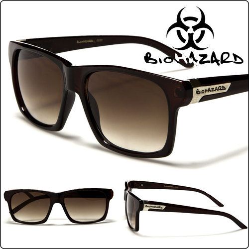 Biohazard Wayfarer Style Mens Retro